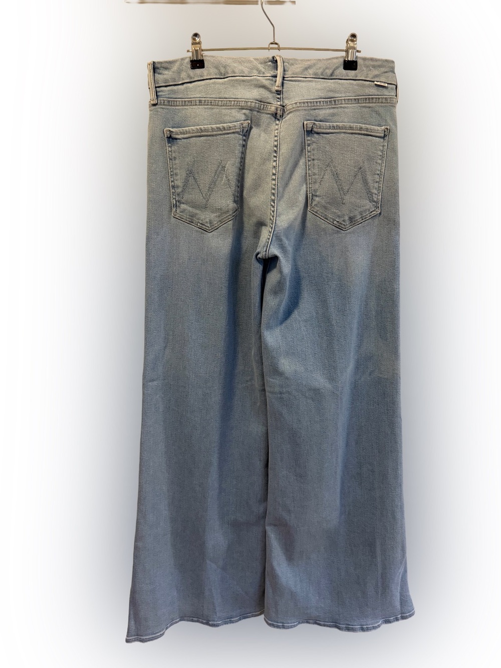 MOTHER The Roller Sneak Jeans in Light Wash, Size 33 NWOT - Picture 7 of 11